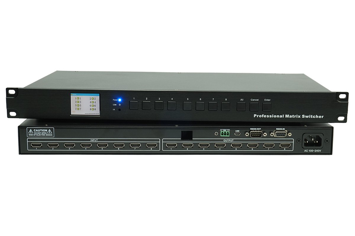 8進(jìn)8出HDMI矩陣切換器